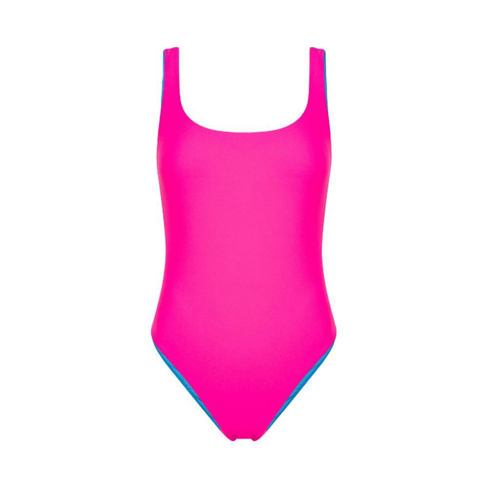 sun68 costume intero sun68. fucsia/turchese