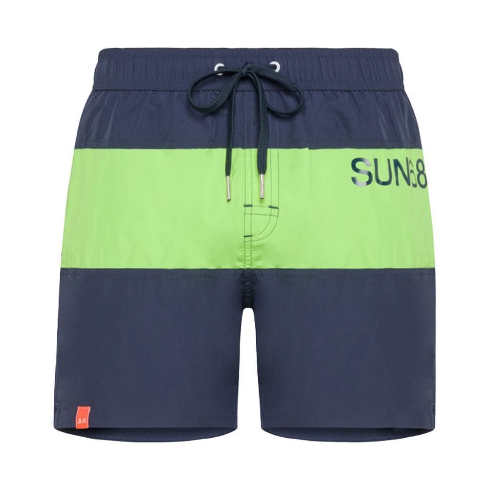 sun68 boxer mare sun68. blu/lime - foto 1