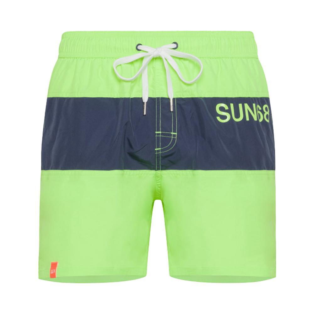 sun68 boxer mare sun68. lime/nero - foto 1