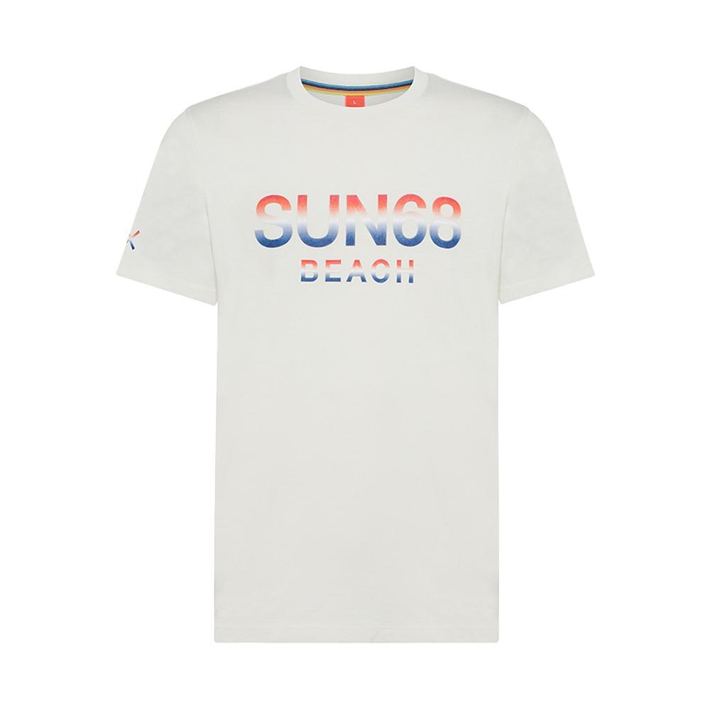 sun68 t-shirt sun68. bianco