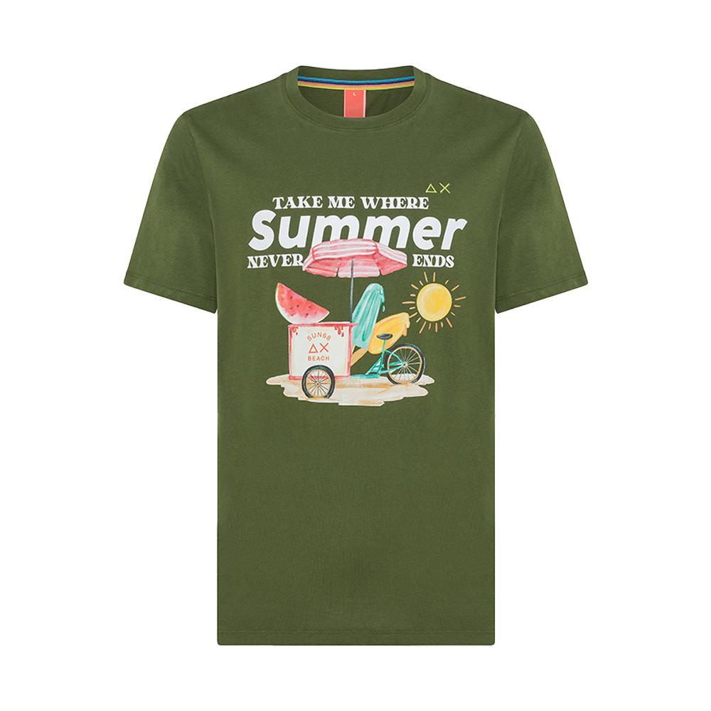 sun68 t-shirt sun68. verde