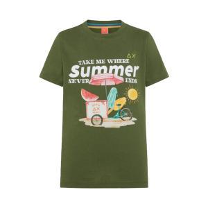 T-shirt . verde