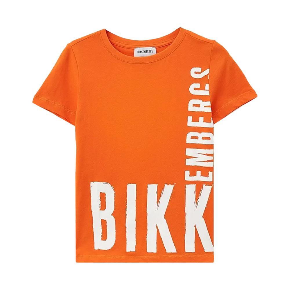 bikkembergs t-shirt bikkemberg. arancio - foto 1