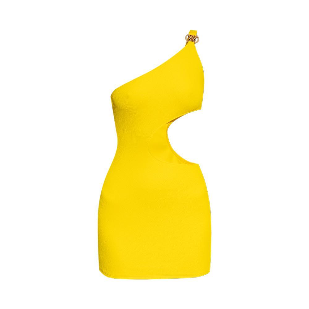 moschino vestito moschino. giallo