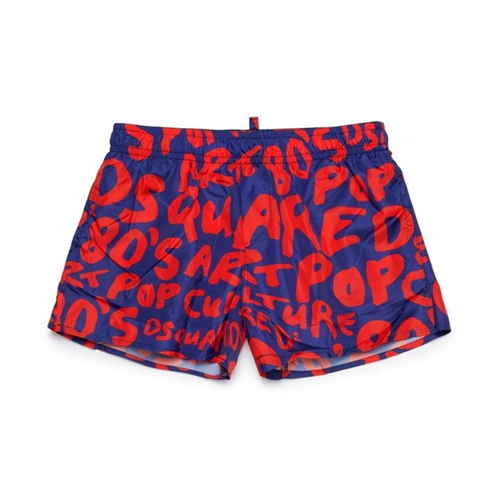 dsquared boxer mare dsquared. rosso/blu