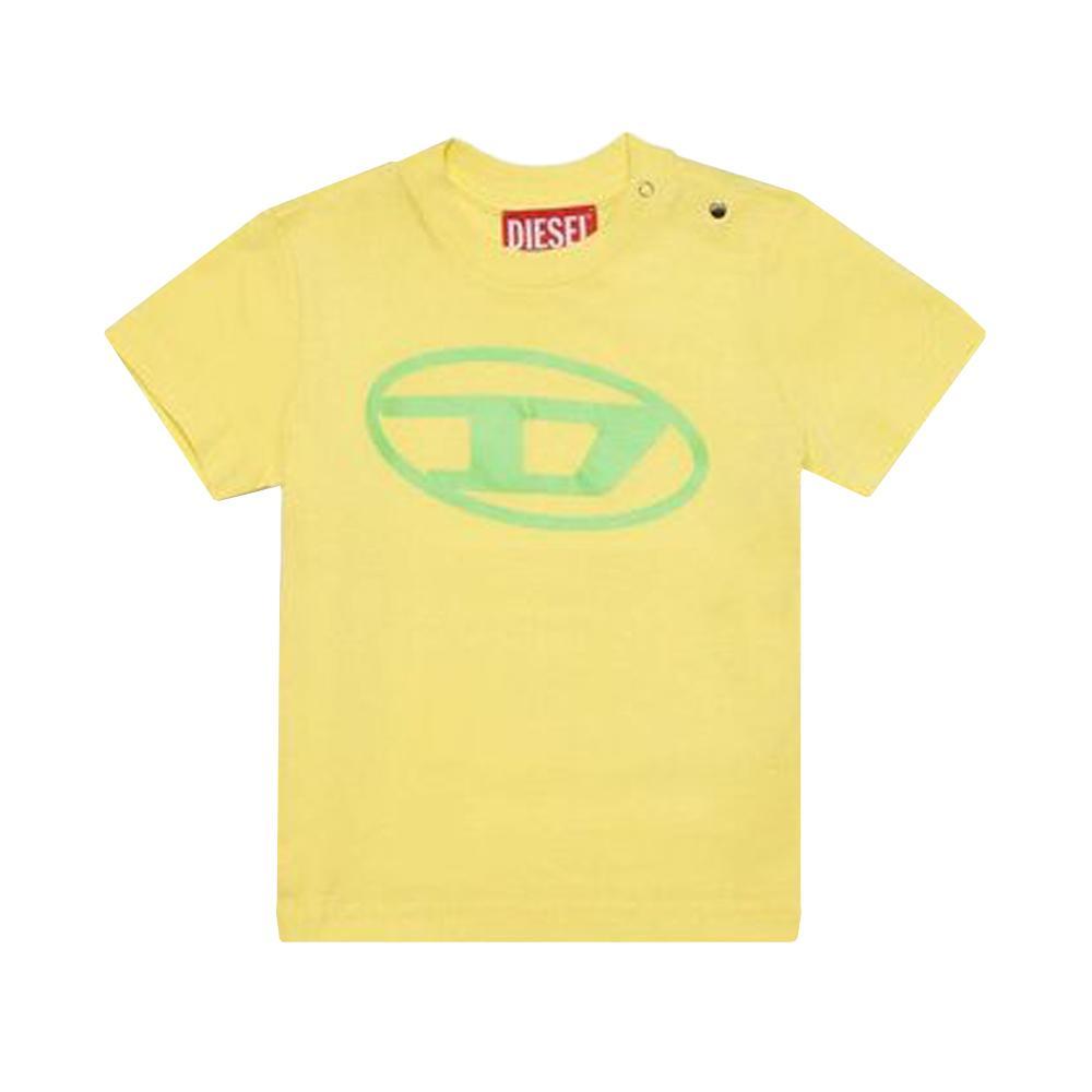 diesel t-shirt diesel. giallo