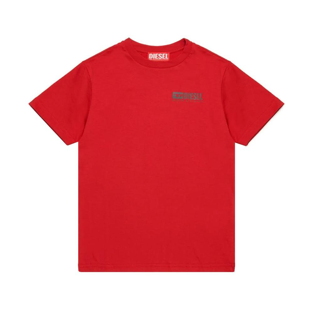 diesel t-shirt diesel. rosso