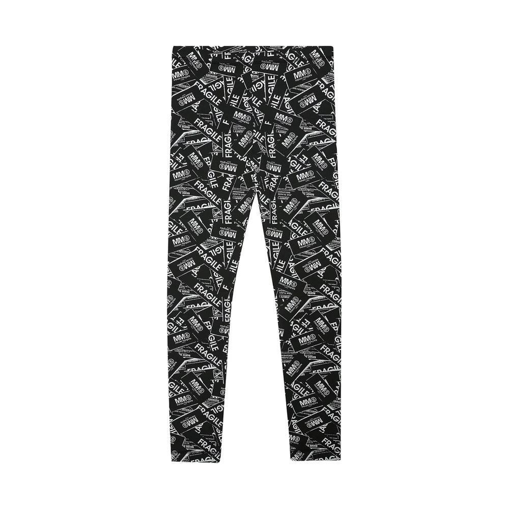 maison margiela leggings maison margiela. nero