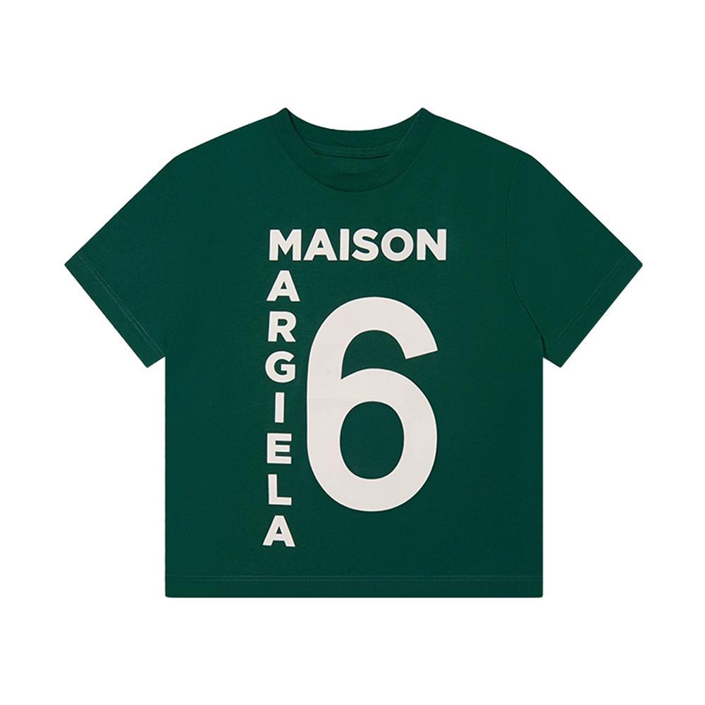 maison margiela t-shirt maison margiela. verde