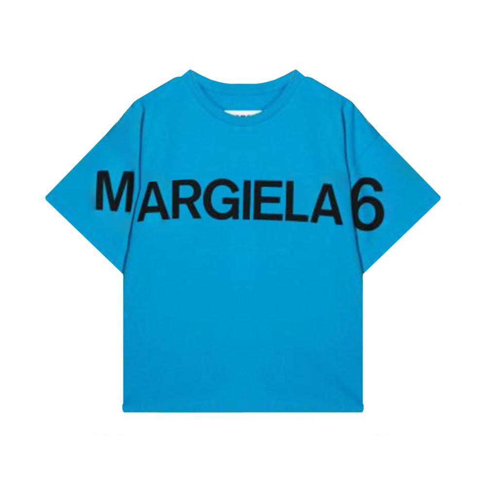 maison margiela t-shirt maison margiela. turchese - foto 1