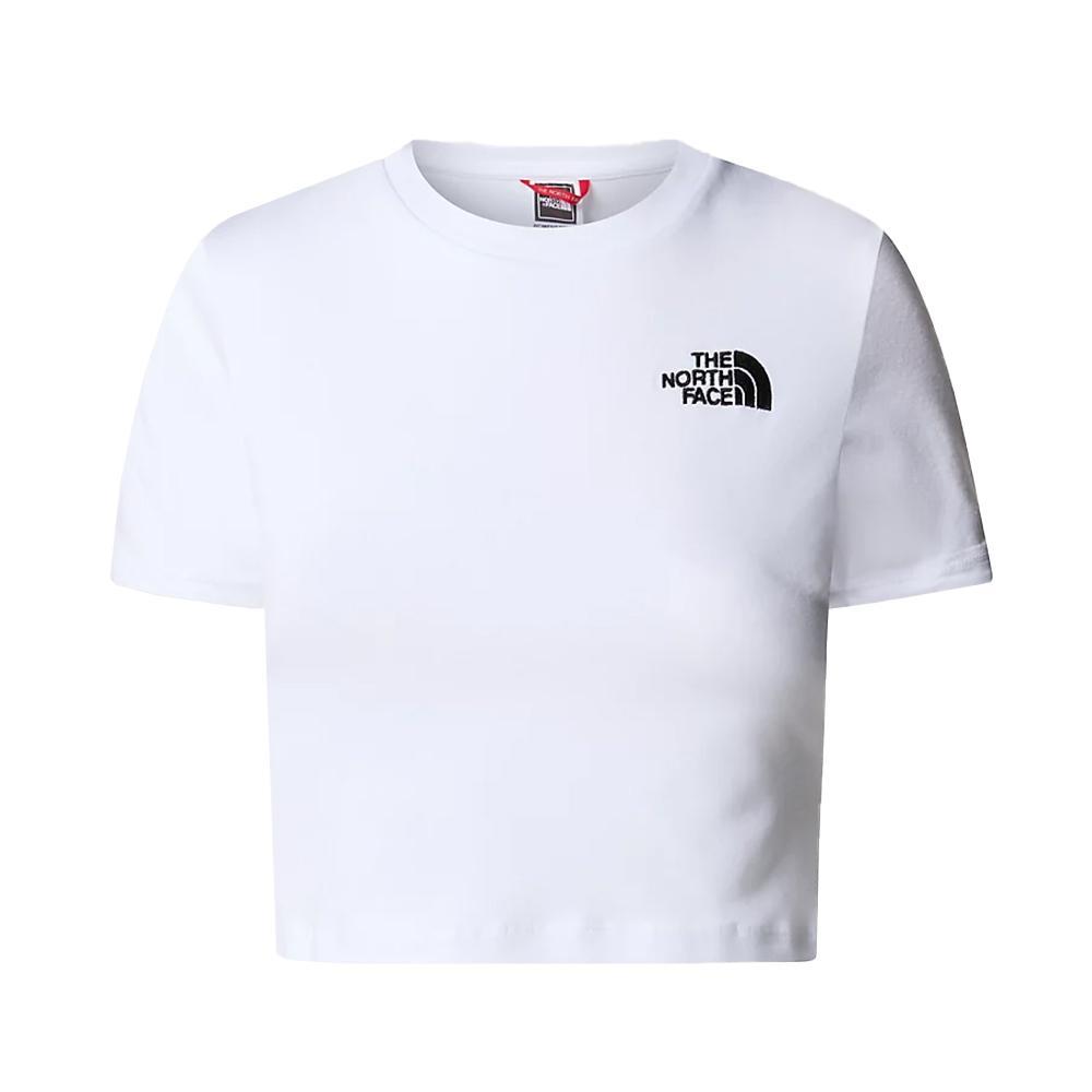 the north face t-shirt the north face. bianco