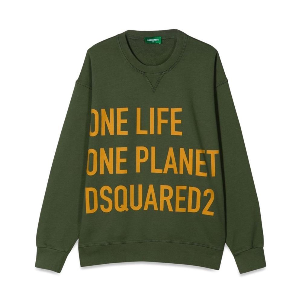 dsquared felpa dsquared. verde - foto 1