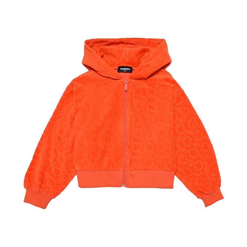 dsquared felpa dsquared. arancio - foto 1