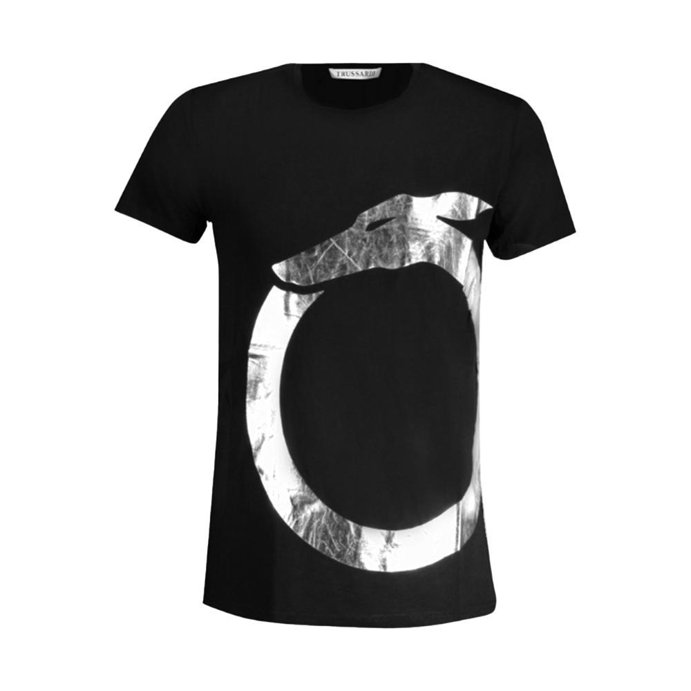 trussardi a t-shirt trussardi. nero/argento - foto 1