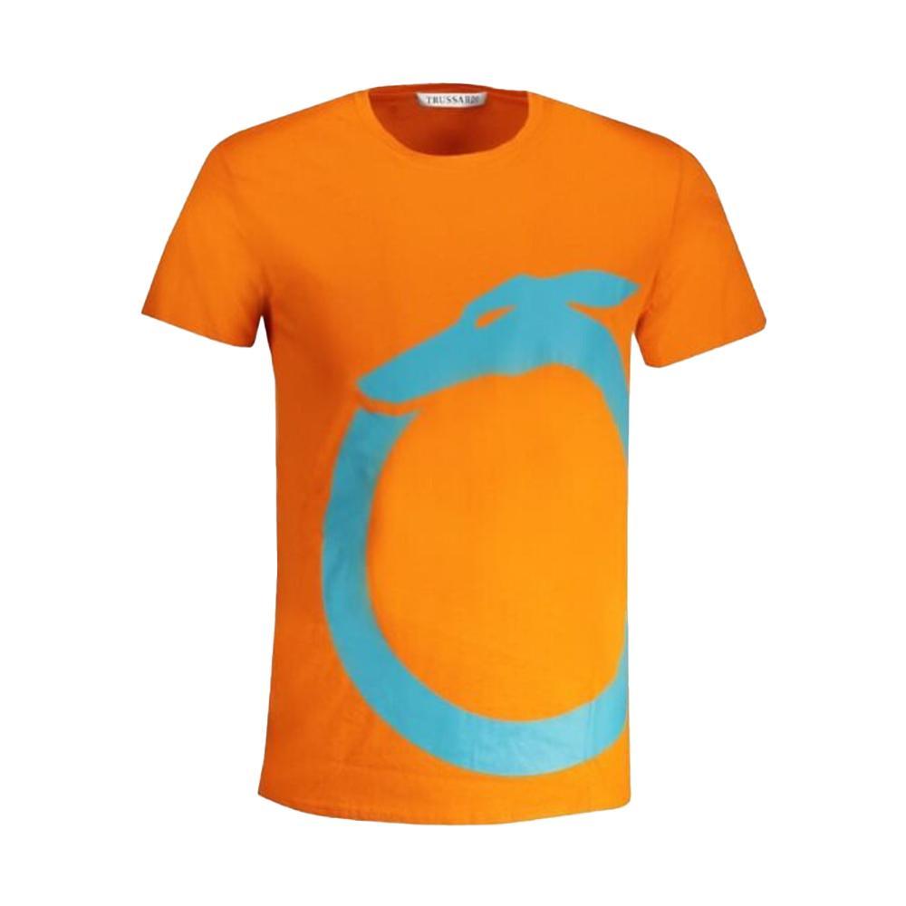 trussardi a t-shirt trussardi. arancio - foto 1