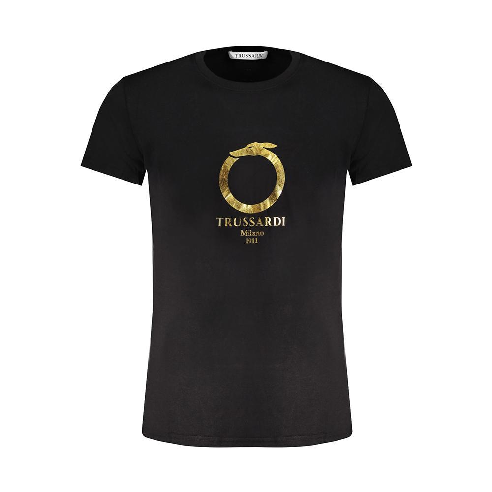 trussardi a t-shirt trussardi. nero/oro - foto 1