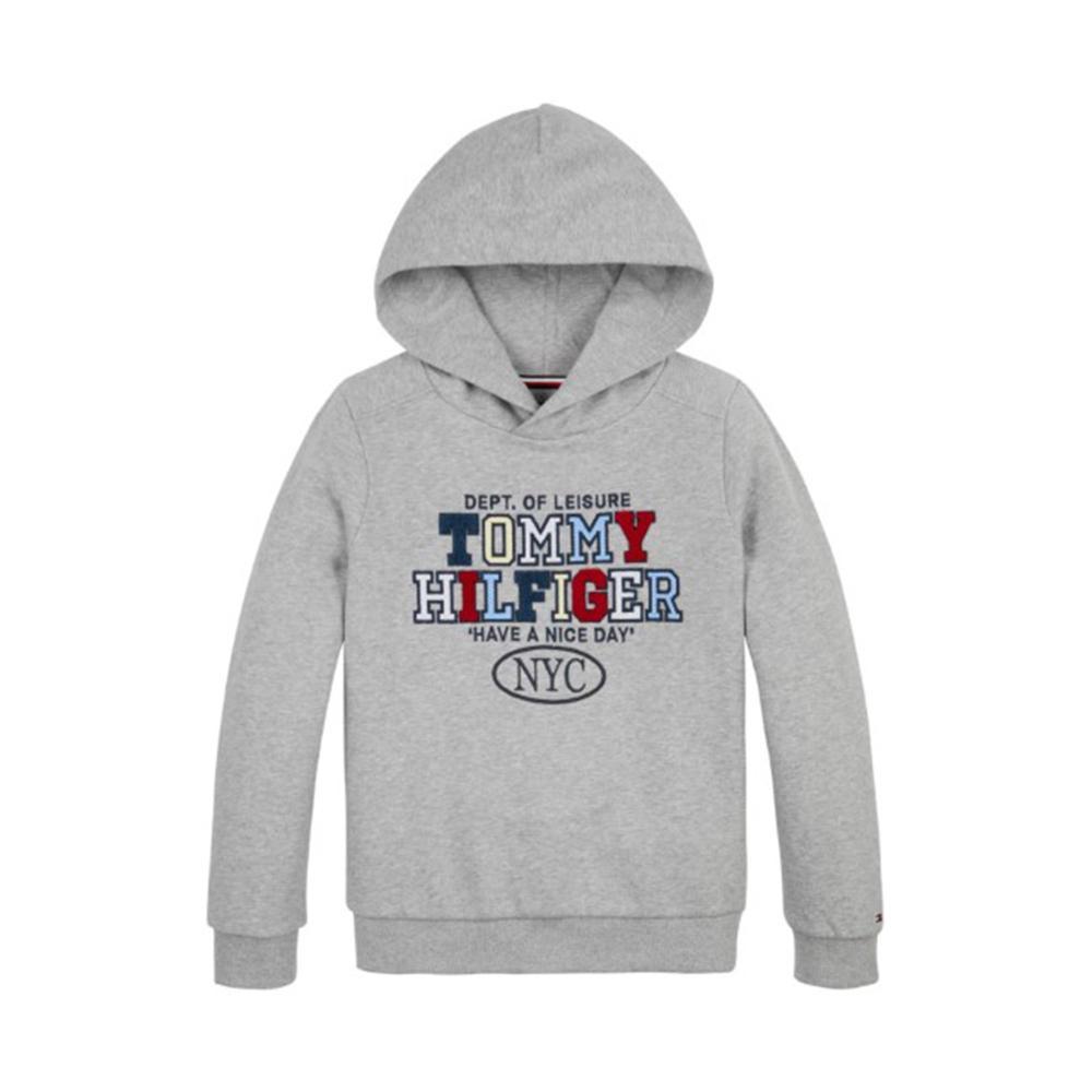 tommy hilfiger felpa tommy hilfiger. grigio