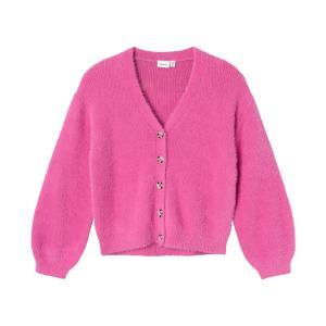 Cardigan . fucsia