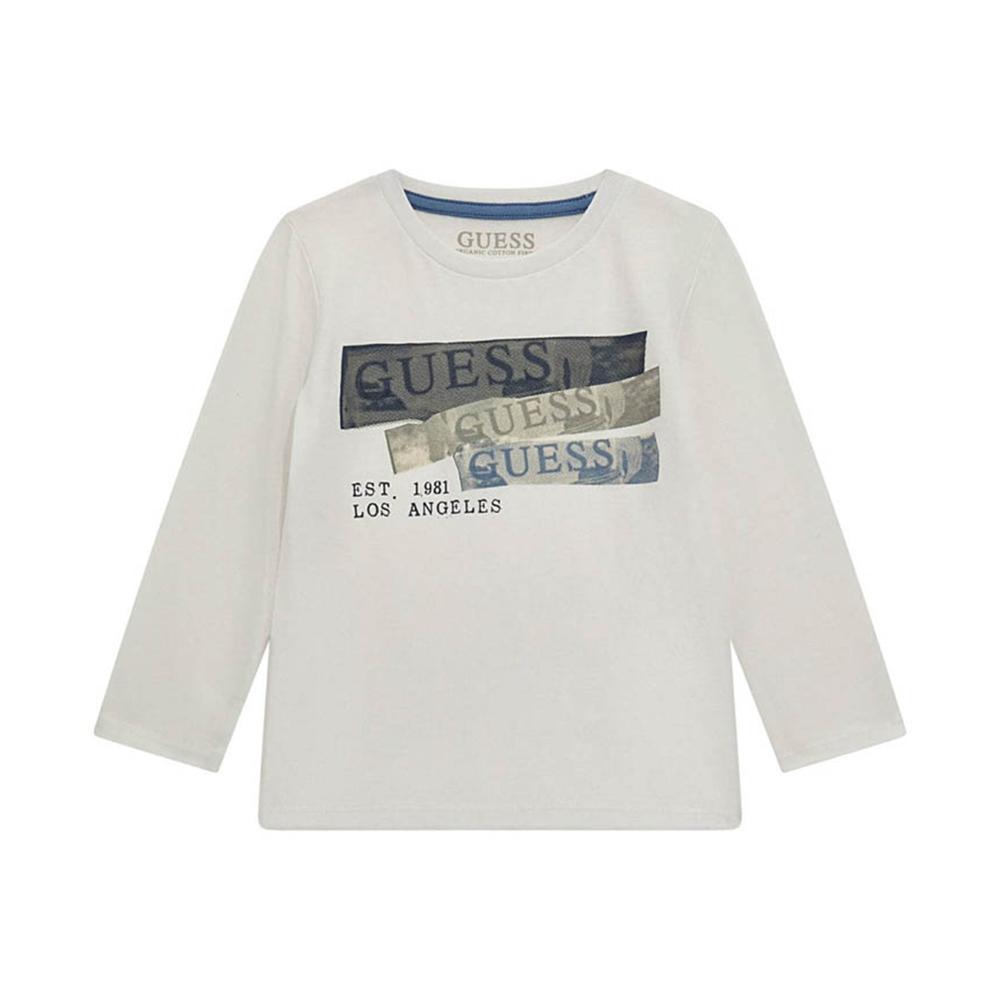 guess t-shirt guess. bianco - foto 1