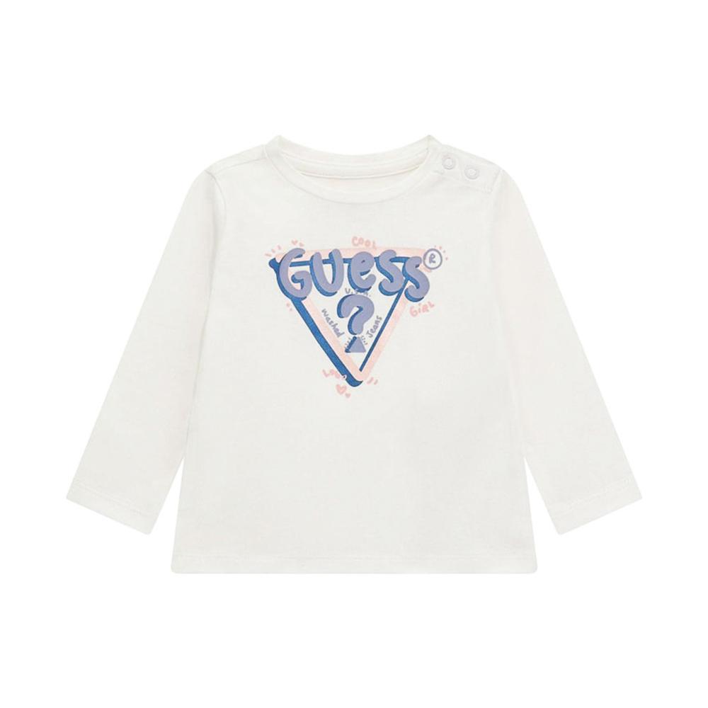 guess t-shirt guess. bianco