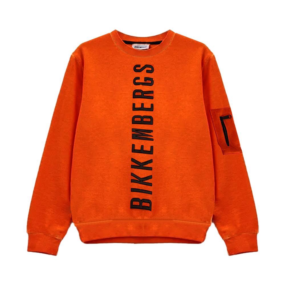 bikkembergs felpa bikkembergs. arancio - foto 1