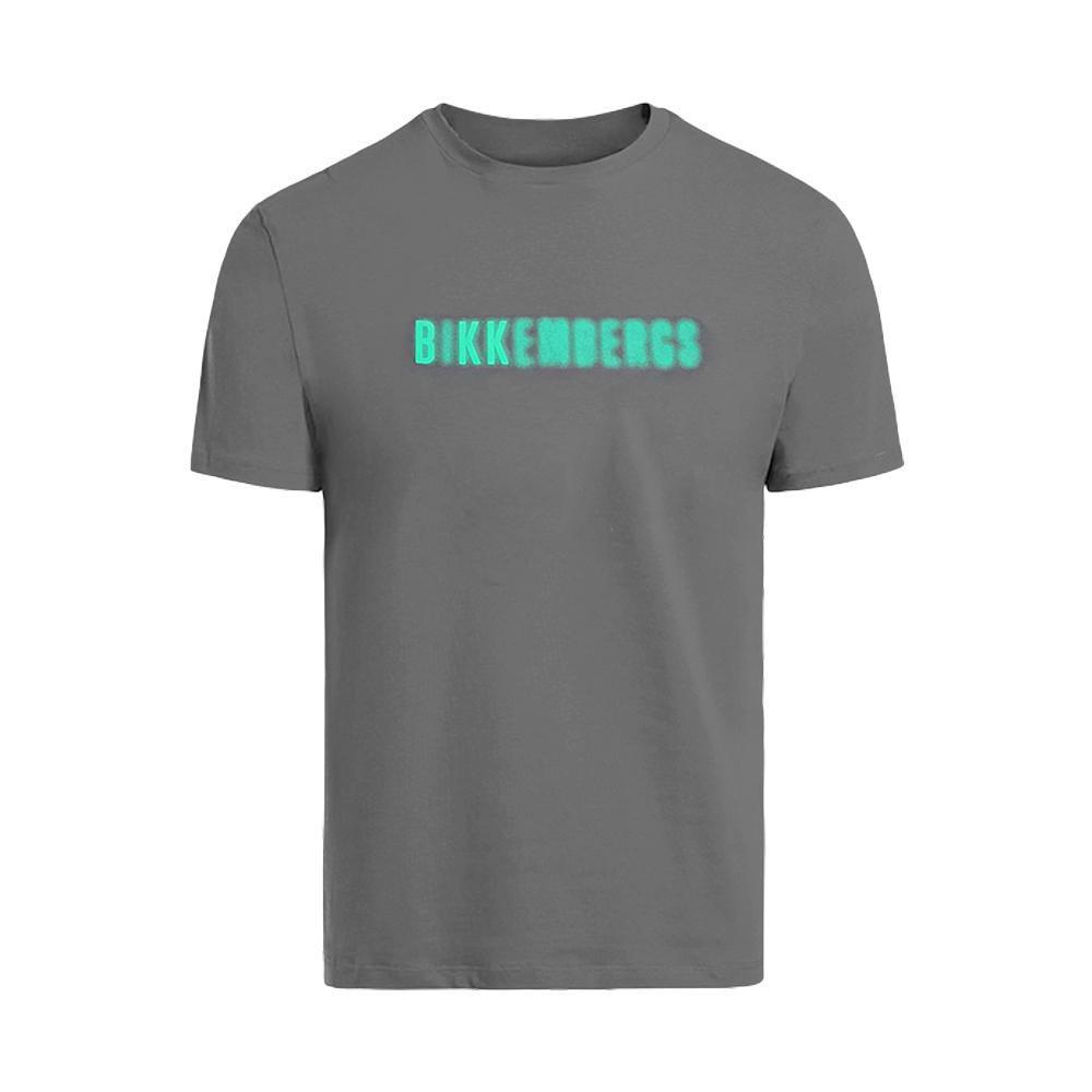 bikkembergs t-shirt bikkembergs. grigio piombo - foto 1