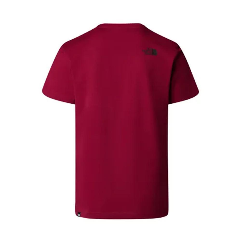 the north face t-shirt the north face. ciliegia