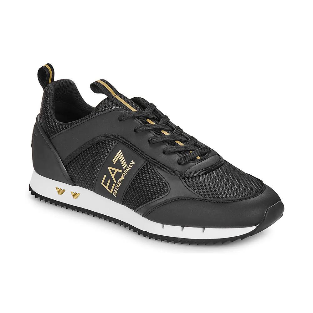 ea7 scarpe ea7. nero/oro