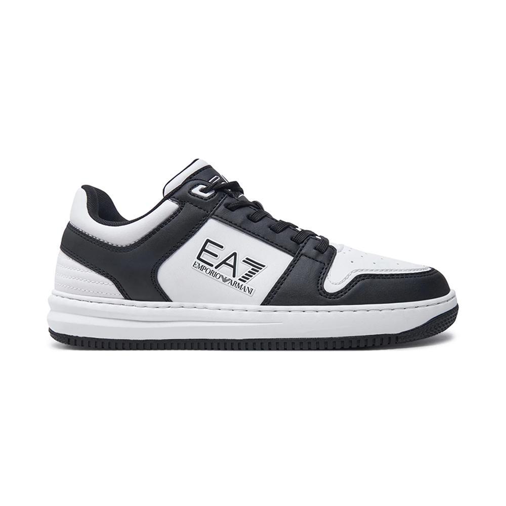 ea7 scarpe ea7. bianco/nero