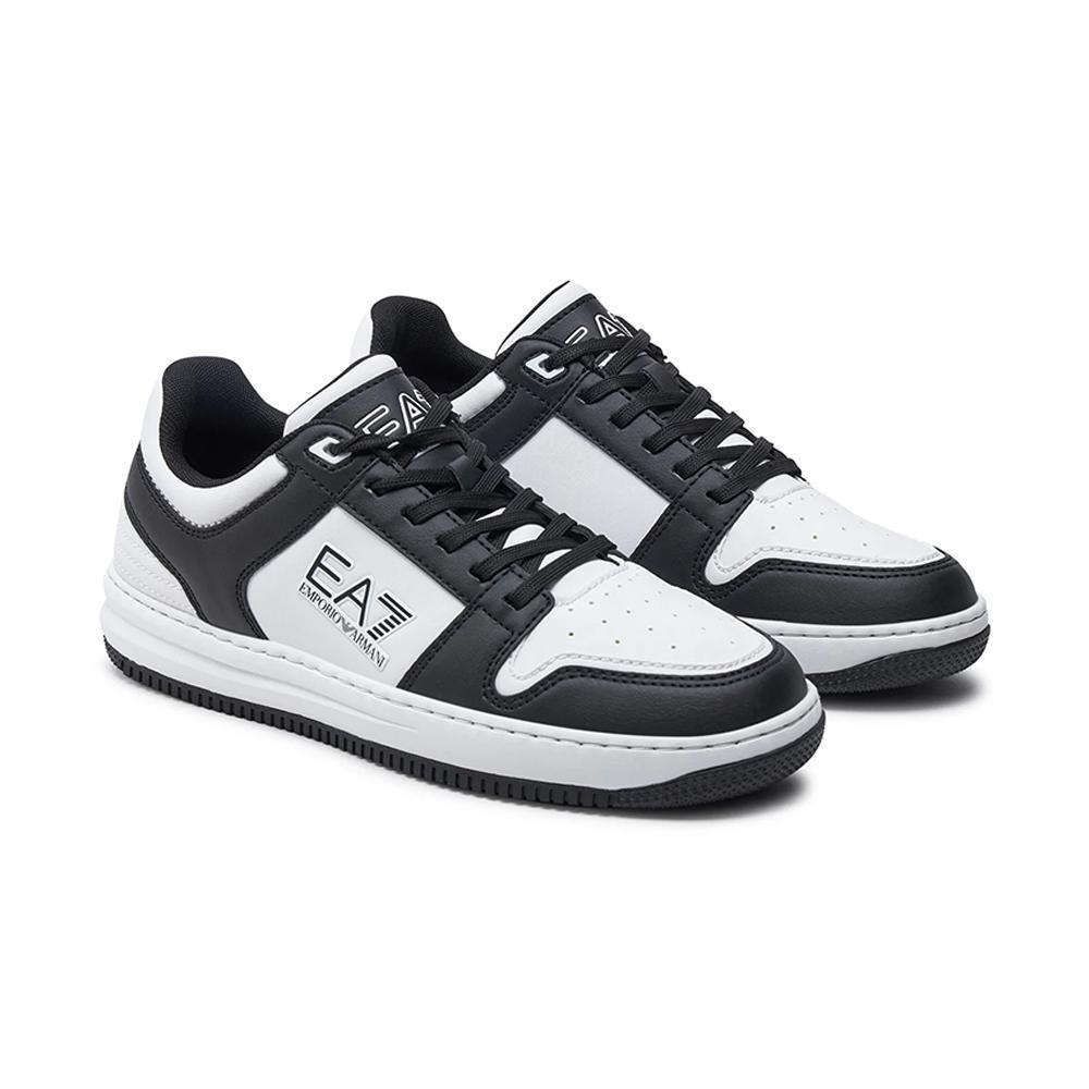 ea7 scarpe ea7. bianco/nero