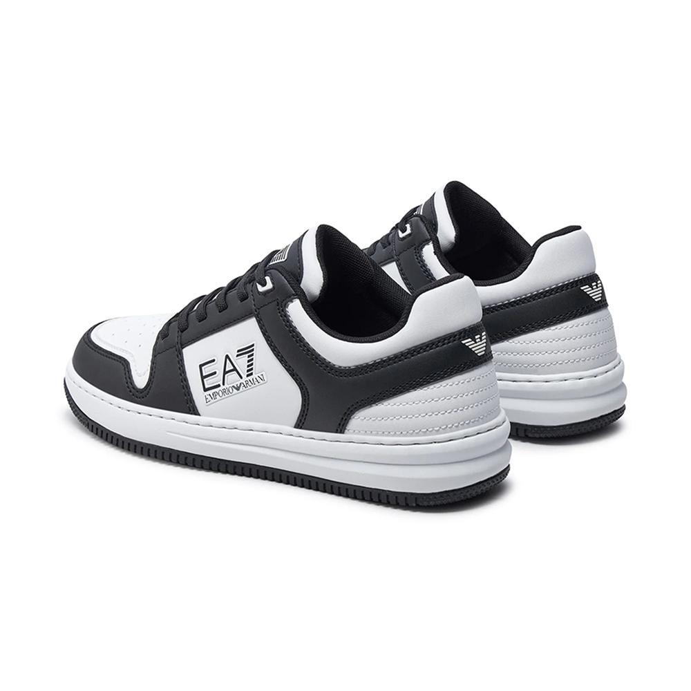 ea7 scarpe ea7. bianco/nero