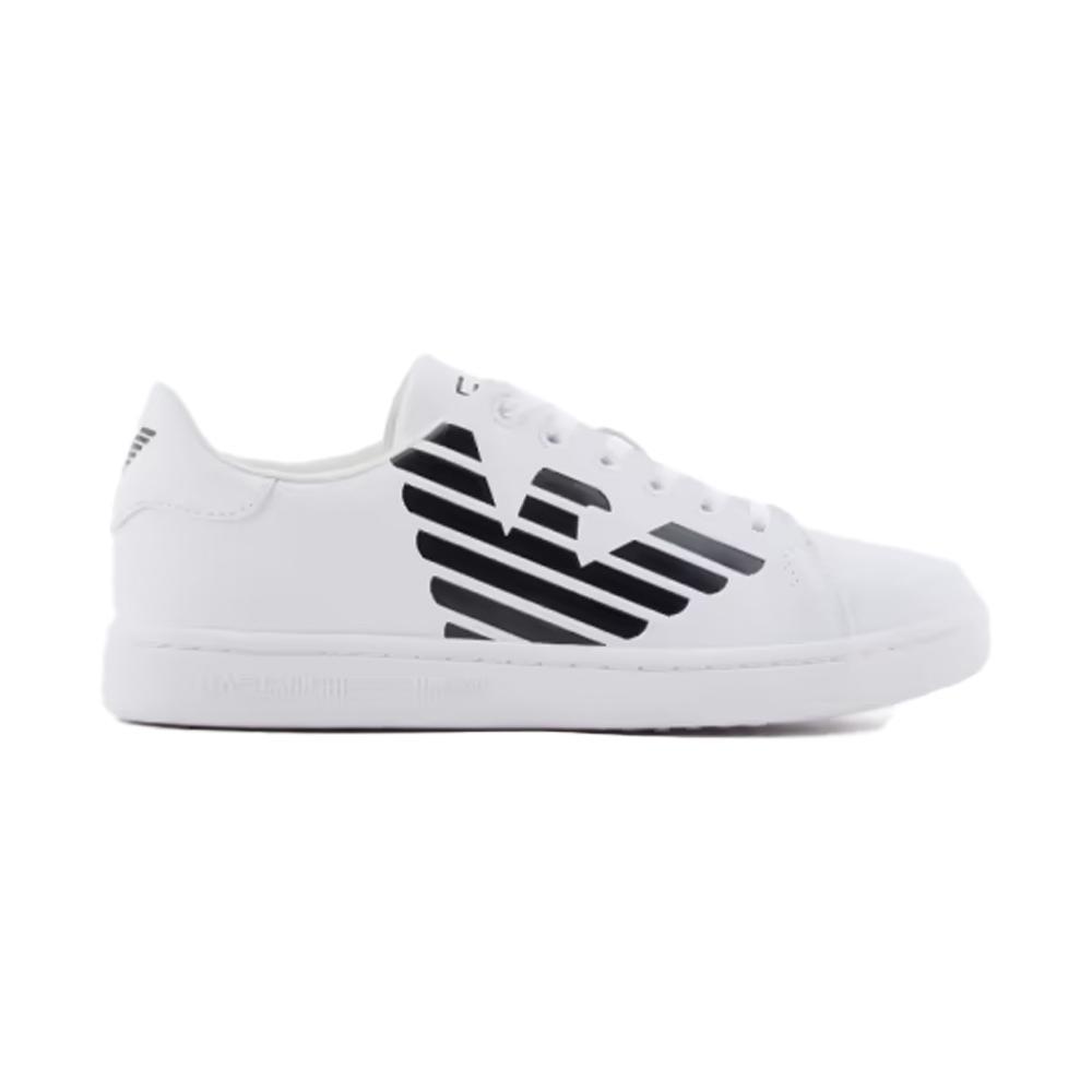 ea7 scarpe ea7. bianco/nero