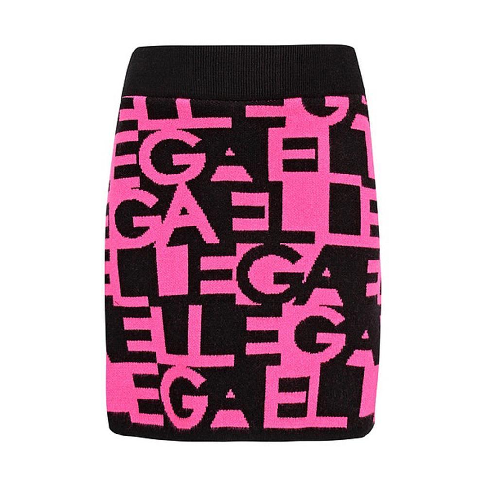 gaelle gonna gaelle. fucsia/nero