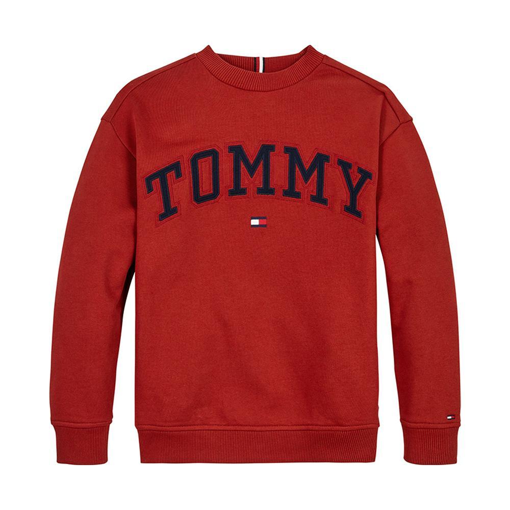 tommy hilfiger felpa tommy hilfiger. rosso - foto 1