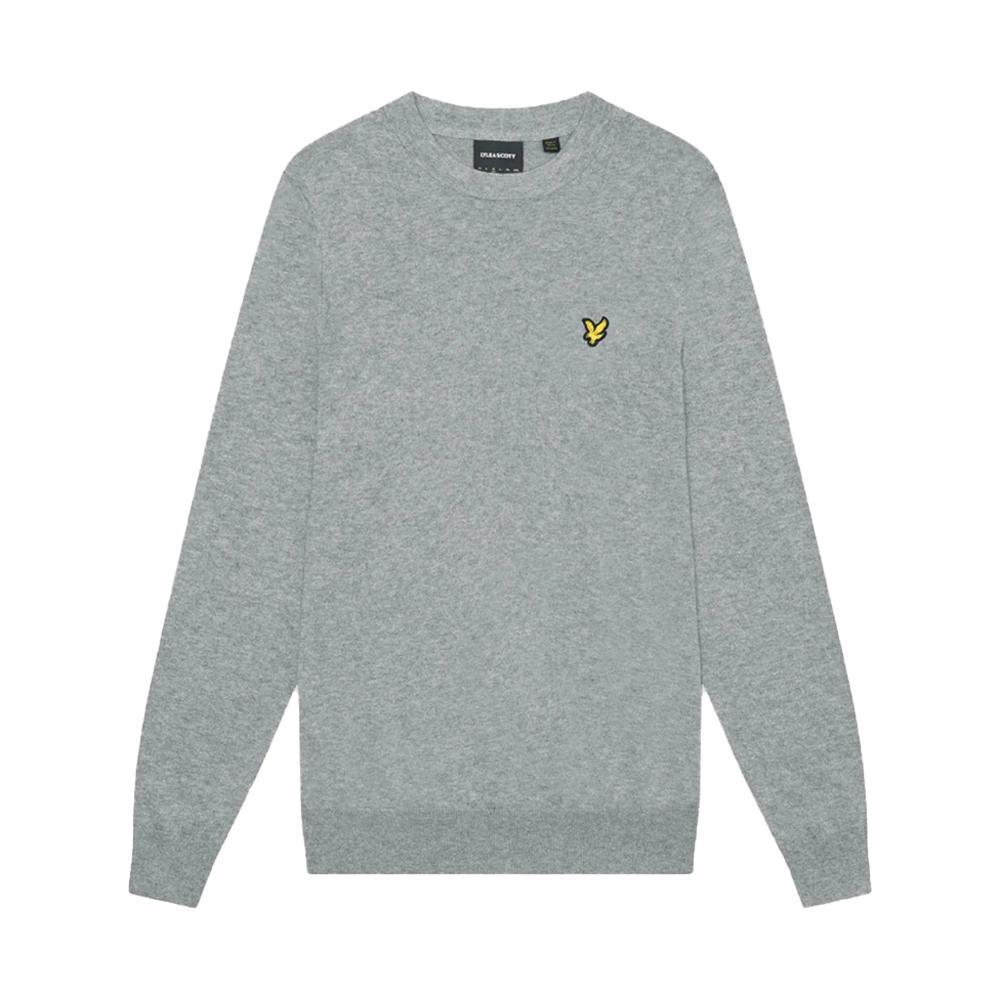 lyle&scott maglia lyle & scott. grigio medio - foto 1