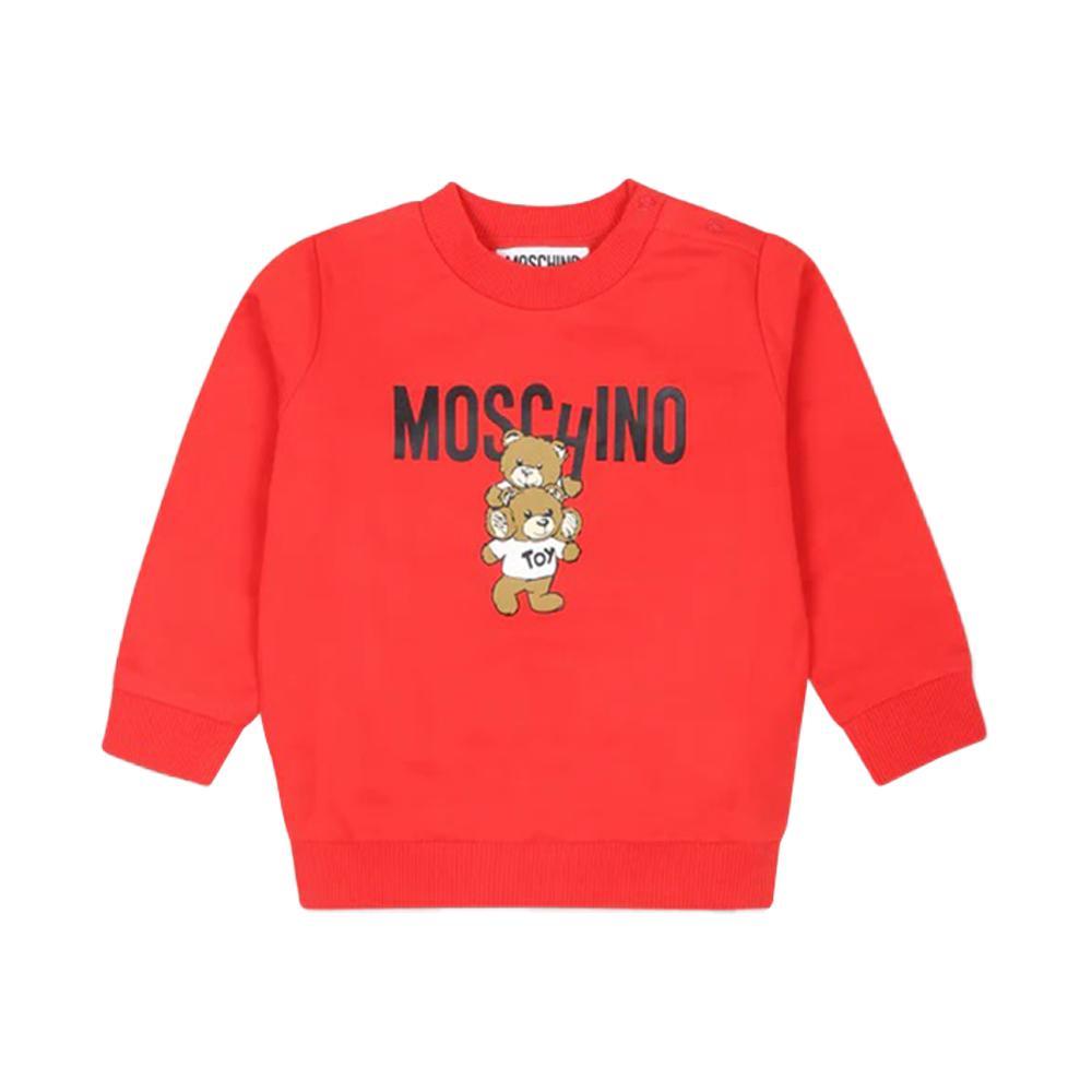 moschino felpa moschino. rosso - foto 1