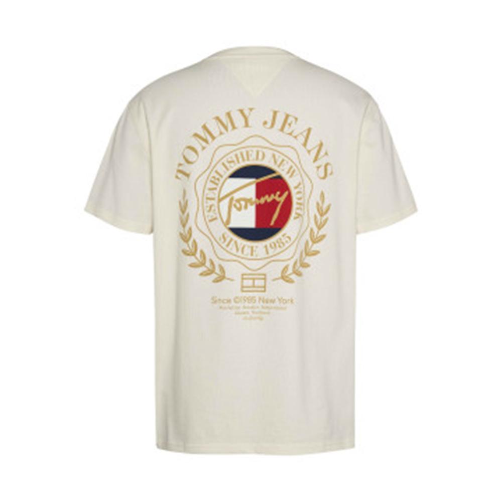 tommy hilfiger t-shirt tommy hilfiger. panna - foto 2