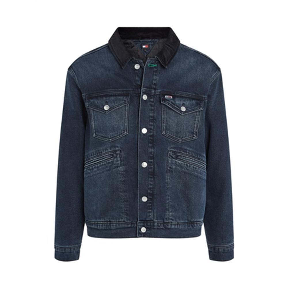 tommy hilfiger giacca tommy hilfiger. denim scuro - foto 1